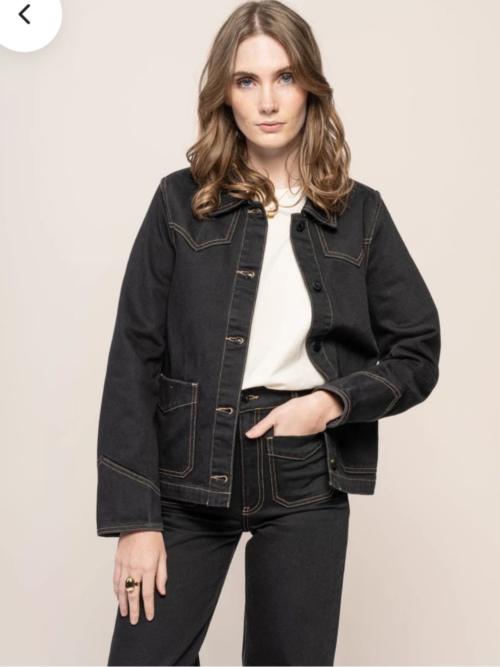 Nudie Jeans Kelly Western jacket size medium NWT